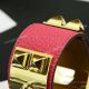 Copy Hermes Leather Bracelet with Gold Studded (9)_th.jpg